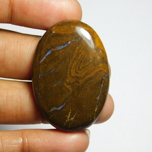 Boulder opal Gemstone Top Quality Boulder opal Cabochon Natural Boulder opal Loose semi precious Opal Jewelry (65Cts.38X27)MM)