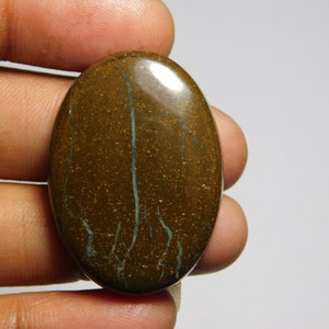 Natural Boulder opal Gemstone Top Quality Boulder opal Cabochon Boulder opal Loose semi precious Opal Jewelry gemstone (58Cts.36X25)MM)