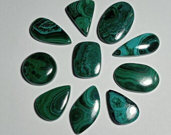 Azurit-Malachit-Edelstein-Cabochon-Konvolut - 246 Karat