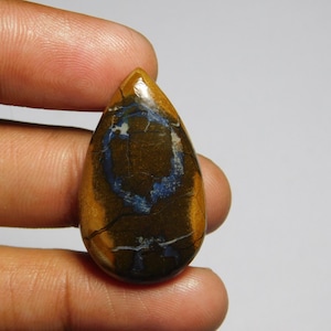 Boulder opal Gemstone Top Quality Boulder opal Cabochon Natural Boulder opal Loose semi precious Opal Jewelry (29Cts.31X18)MM)