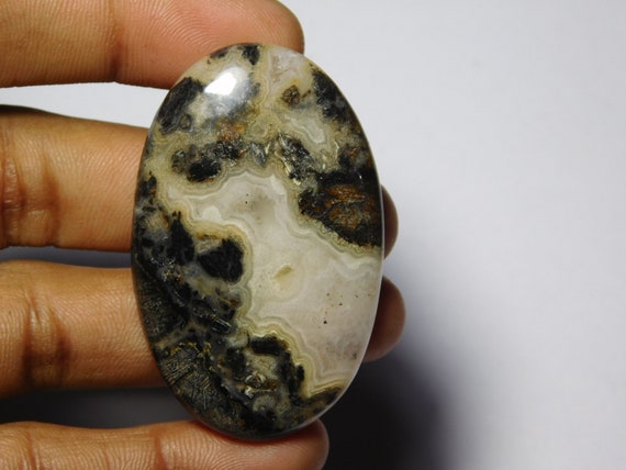 AAA Amazing Quality Black Crazy Lace Agate Gemstone Natural Black