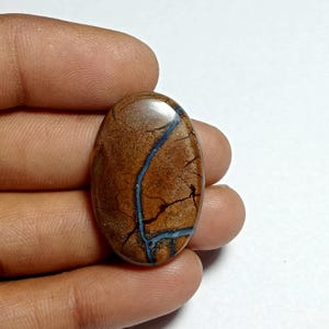 Boulder opal Gemstone Top Quality Boulder opal Cabochon Natural Boulder opal Loose semi precious Opal Jewelry (34Cts.30X20)MM)