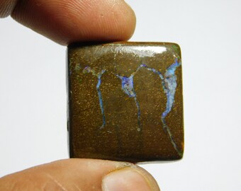 Natural Boulder opal Gemstone Top Quality Boulder opal Cabochon Boulder opal Loose semi precious Opal Jewelry gemstone (48Cts.22X24)MM)