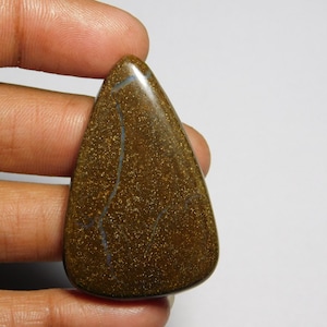 Boulder opal Gemstone Top Quality Boulder opal Cabochon Natural Boulder opal Loose semi precious Opal Jewelry (72Cts.46X29)MM)