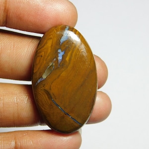 Boulder opal Gemstone Top Quality Boulder opal Cabochon Natural Boulder opal Loose semi precious Opal Jewelry (49Cts.37X22)MM)