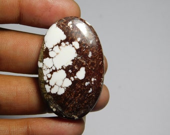 Amazing Quality Magnesite Gemstone Natural Magnesite Cabochons Handmade Magnesite With happy feelings 74Cts.(40X26mm)