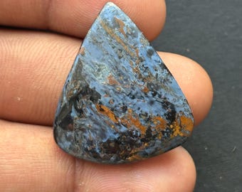 Natürlicher Pietersit-Edelstein-Cabochon: Handgefertigt in AAA-Qualität (32 x 28 mm)