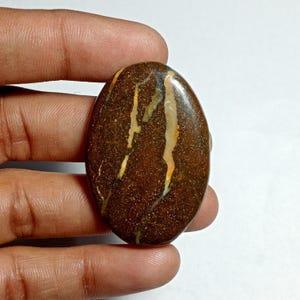 Boulder opal Gemstone Top Quality Boulder opal Cabochon Natural Boulder opal Loose semi precious Opal Jewelry (71Cts.44X29)MM)