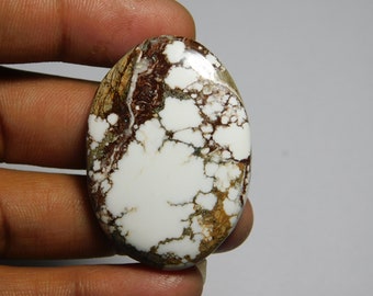 Amazing Quality Magnesite Gemstone Natural Magnesite Cabochons Handmade Magnesite With happy feelings 77Cts.(42X30mm)