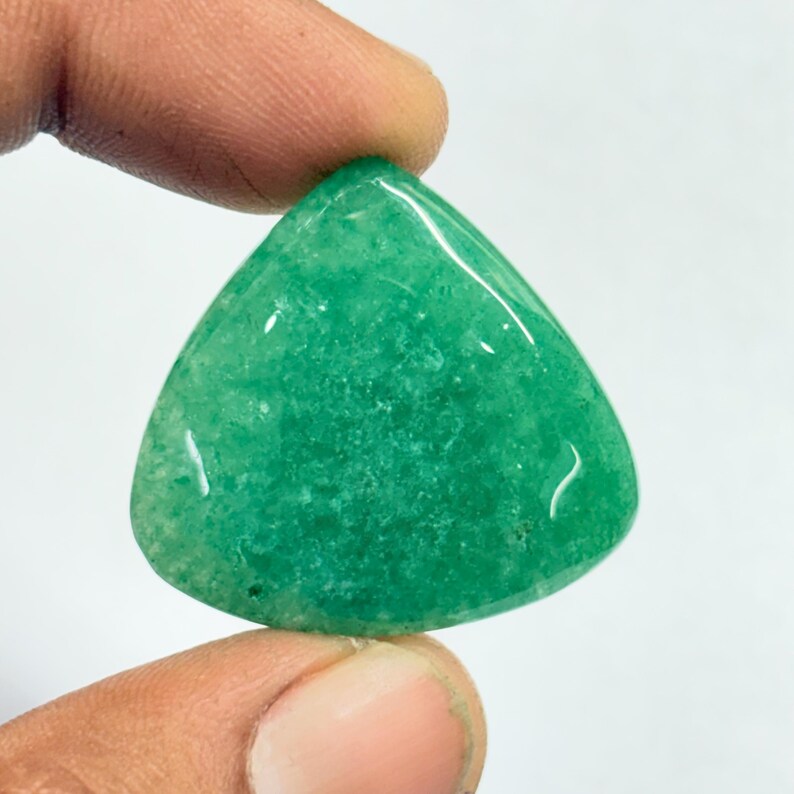 Green Aventurine Cabochon: Natural Gemstone, 41cts (31x30mm) - Etsy