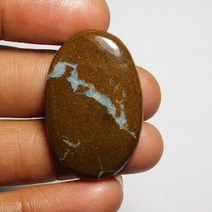 Boulder opal Gemstone Top Quality Boulder opal Cabochon Natural Boulder opal Loose semi precious Opal Jewelry (39Cts.34X22)MM)