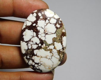 Amazing Quality Magnesite Gemstone Natural Magnesite Cabochons Handmade Magnesite With happy feelings 82Cts.(44X31mm)