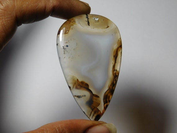 58X35mm Amazing Quality Montana agate Gemstone Natural Montana agate Cabochons  Handmade Montana agate With Good feelings 83Cts.