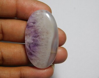 Natural Amethyst Cabochons, Top quality Amethyst Gemstone, Amethyst stone Handmade  57Cts.(41X23mm)