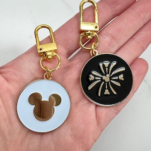 Fireworks Mickey Keychain Bag Charm Accessory