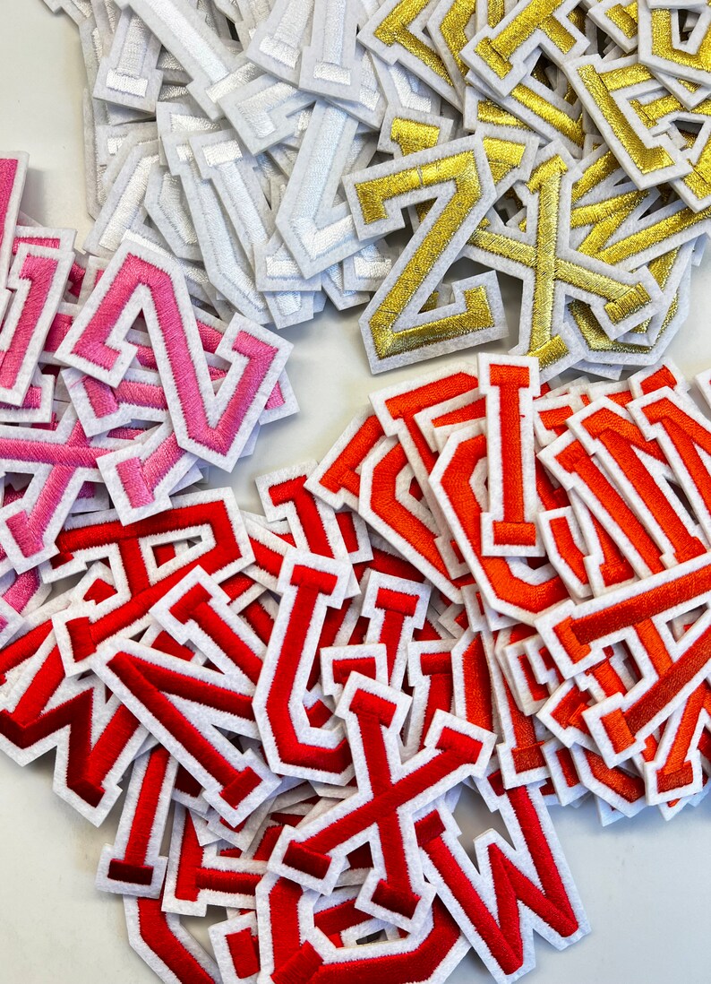 1.85 Whole Alphabet AZ IRON ON Letters Trucker Hat Etsy