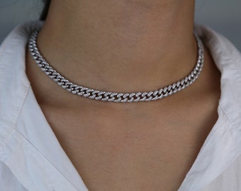 Cuban Link Choker - Etsy