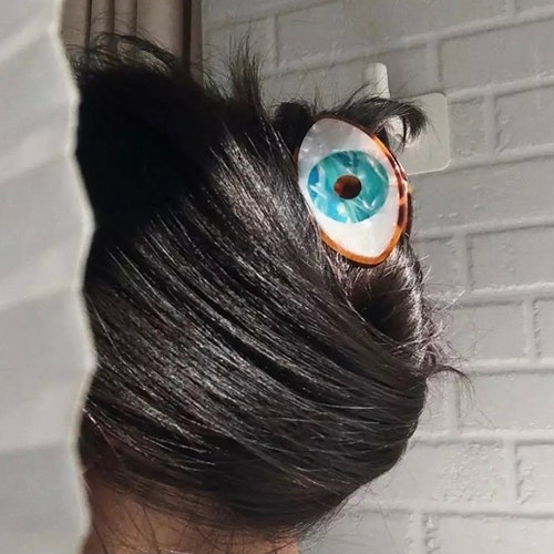 Evil Eye Inspired Claw Hair Clip Etsy