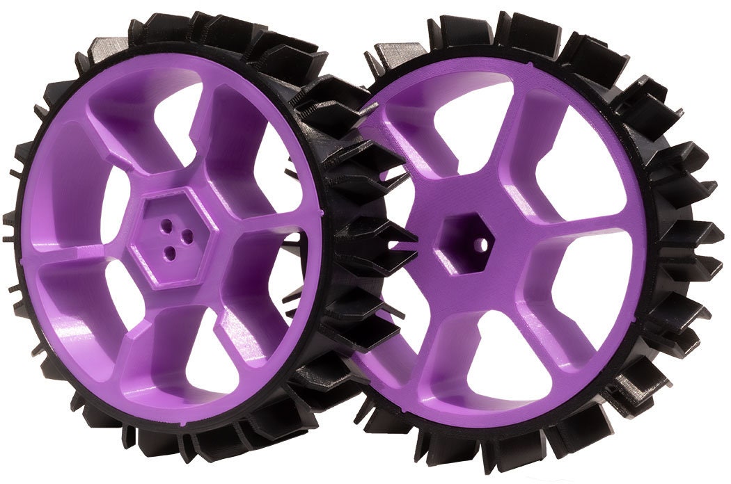 Roues Avant De Rechange Pour Robot Tondeuse Bosch Indego - Lot De 2 Roues + 4 Axes, Compatible Modèles 300 à 700