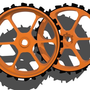 Offroad Räder passend für WORX Landroid M-super Mähergebnis durch super Traktion