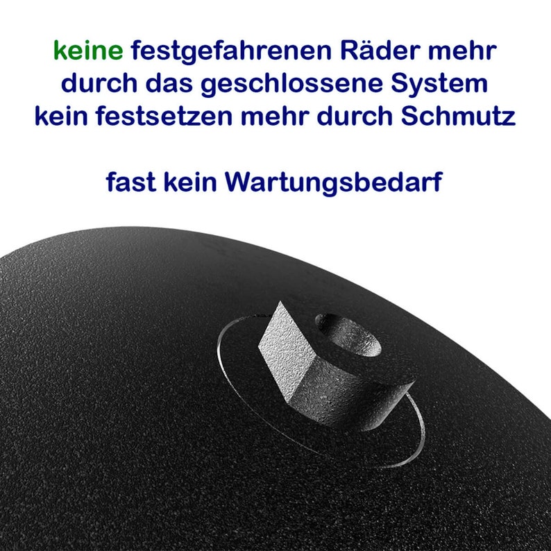 Ruedas delanteras antisuciedad adecuadas para Bosch Indego modelos S300 a M700 imagen 3