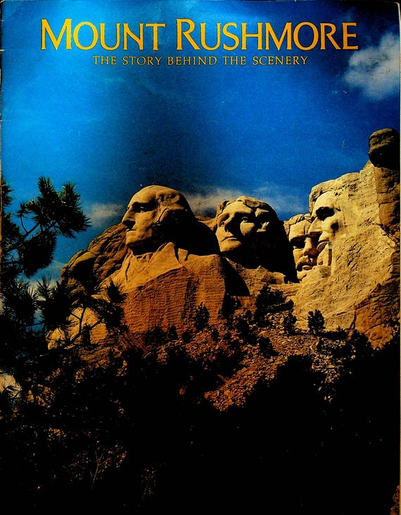 ラシュモア山 風景の裏側にある物語 1977 SC - Etsy 日本