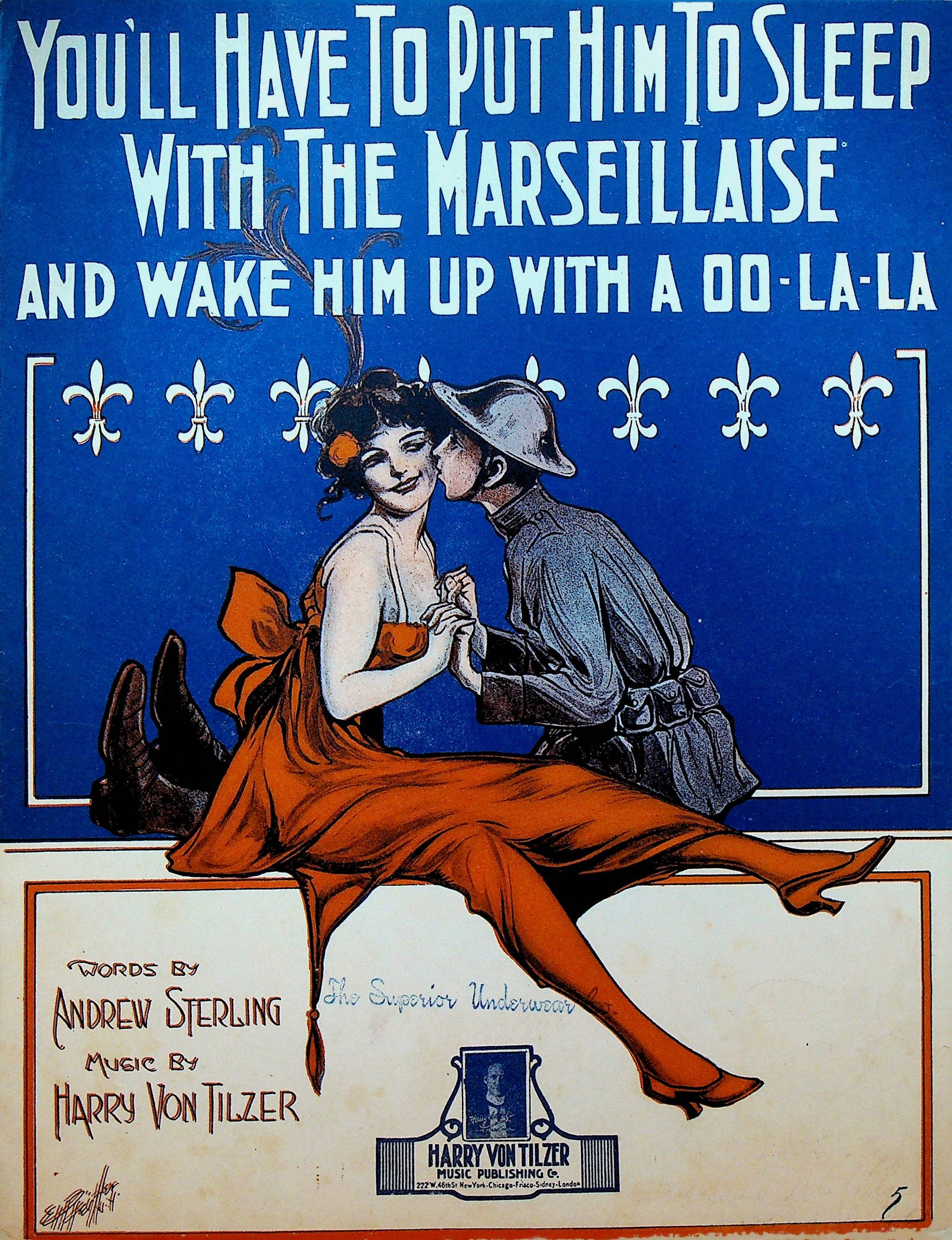 BLUE BLANC GOUDE La Marseillaise 洋書 La marseillaise - Etsy 日本