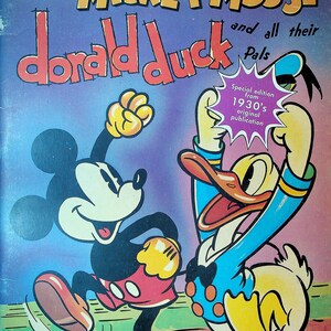 Mickey Mouse & Donald Duck and All Their Pals Walt Disney SC Book Whitman 1970s