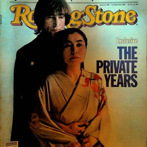 Rolling Stone Magazine 380 October 14 1982 John Lennon Yoko Ono