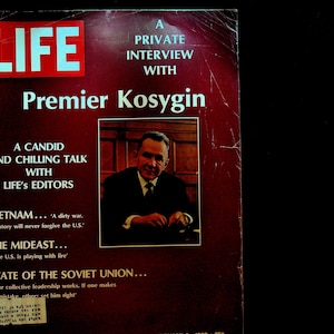 Revista Life, 2 de febrero de 1968, Incidente del USS Pueblo del Primer Ministro Kosygin