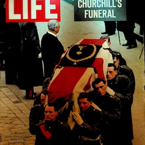 Life Magazine February 5 1965 Winston Churchill Funeral Courtenay Fleetfoot