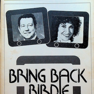 Bring Back Birdie Playbill February 1981 Chita Rivera Donald O&#39;Connor