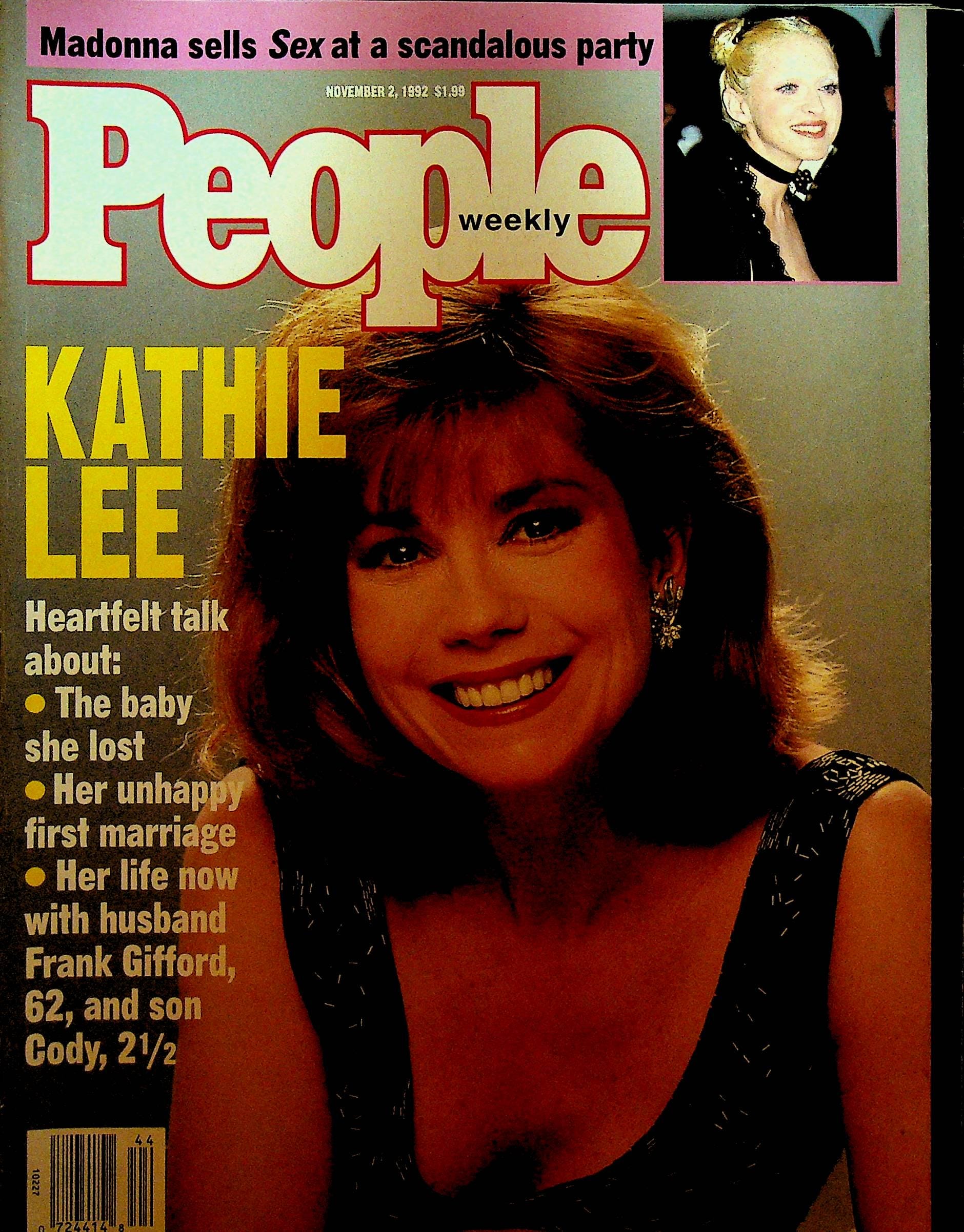 12water stories magazine 冬号 No.2 People Magazine November 2 1992 Kathie Lee Gifford Madonna Shirley