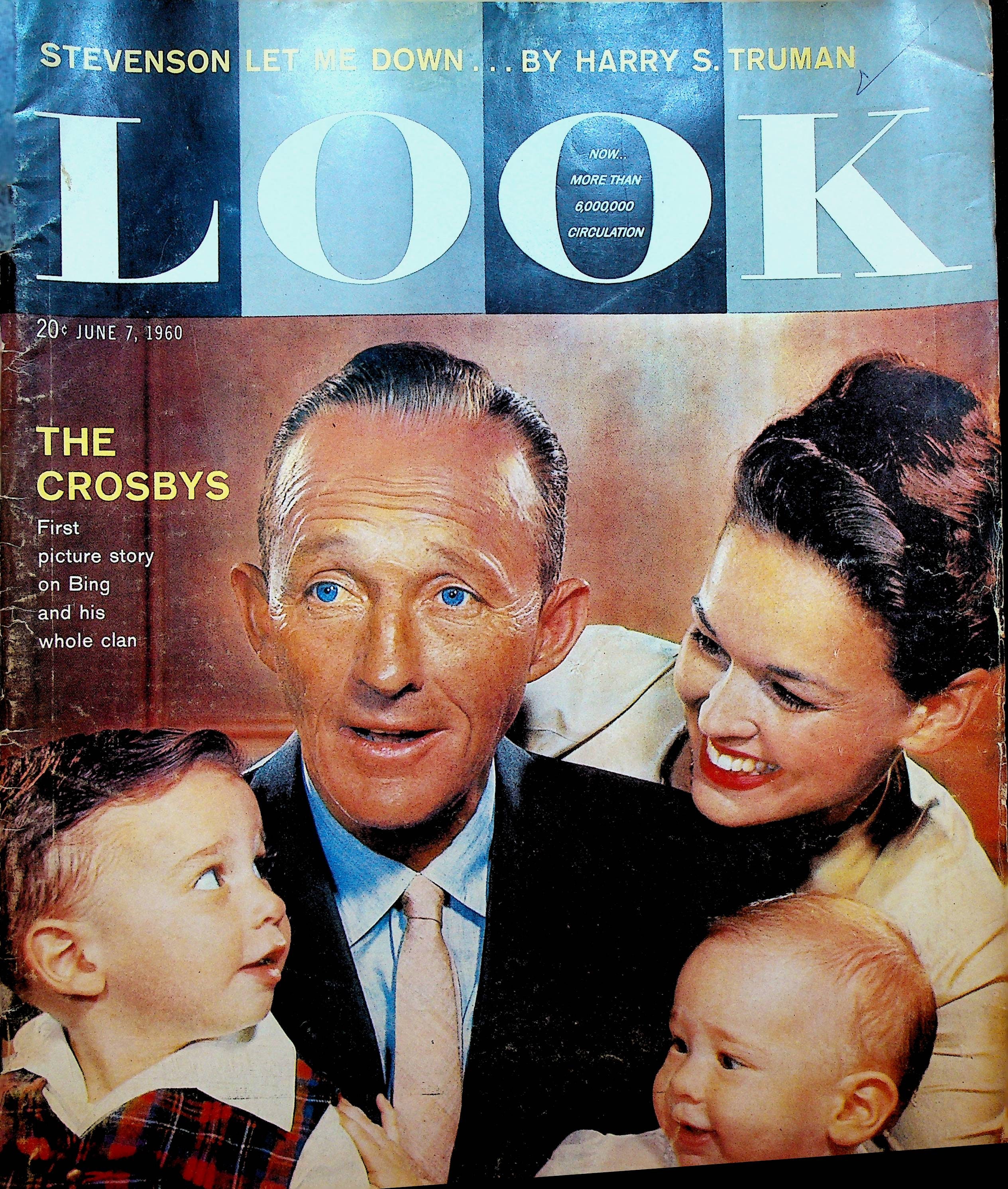 Look Magazine June 7 1960 Bing Crosby Harry Truman