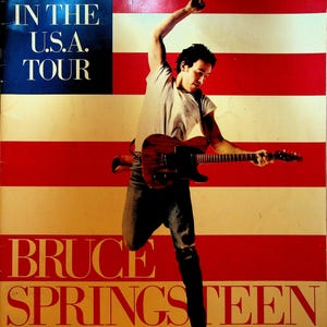 Bruce Springsteen and the E Street Band Souvenir Concert Program Born in the USA