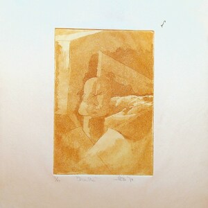 Limited Edition Print 8/10 Orange Man JB 1974