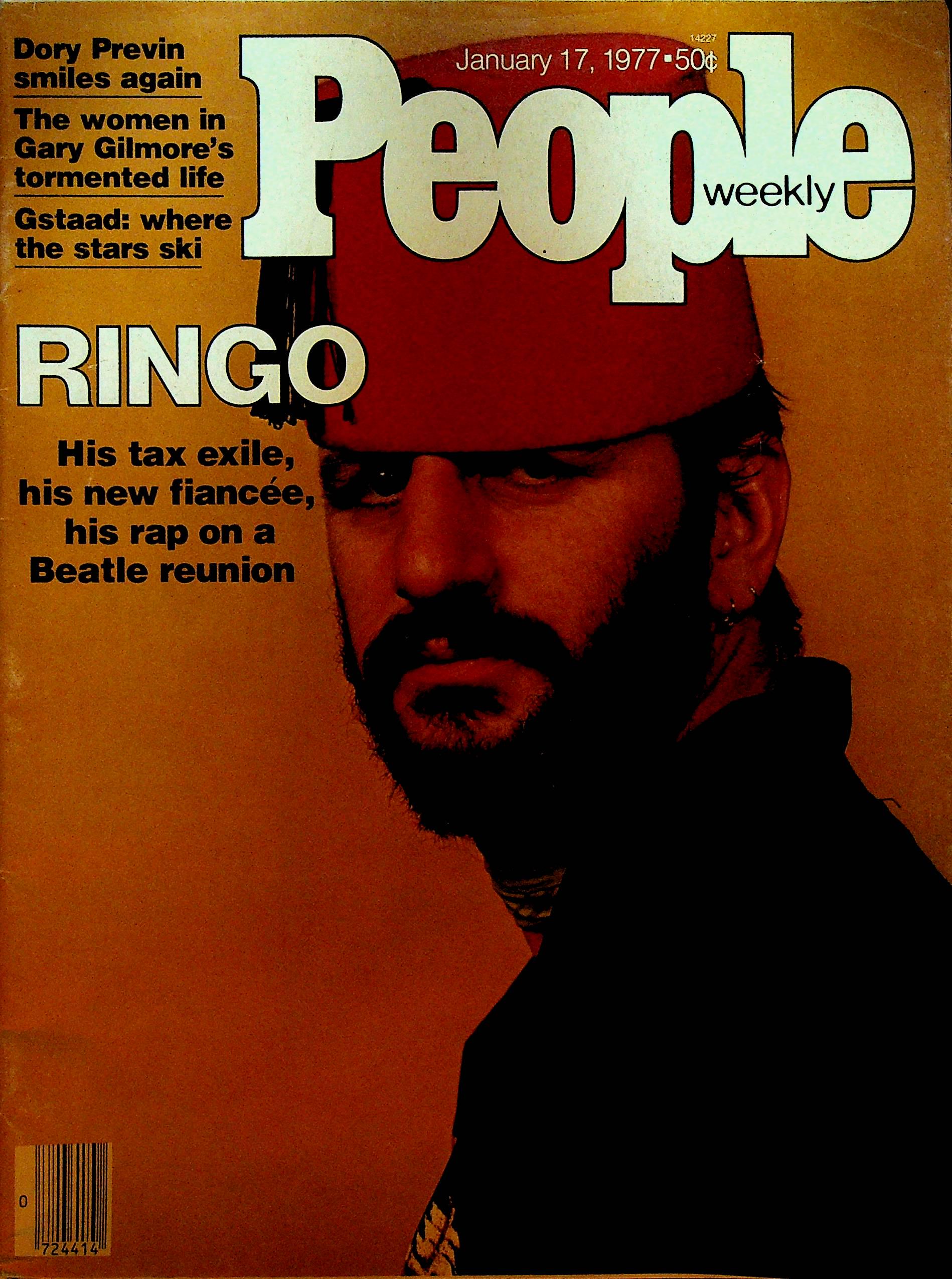 People Magazine January 17 1977 Ringo Starr Gary Gilmore Dory