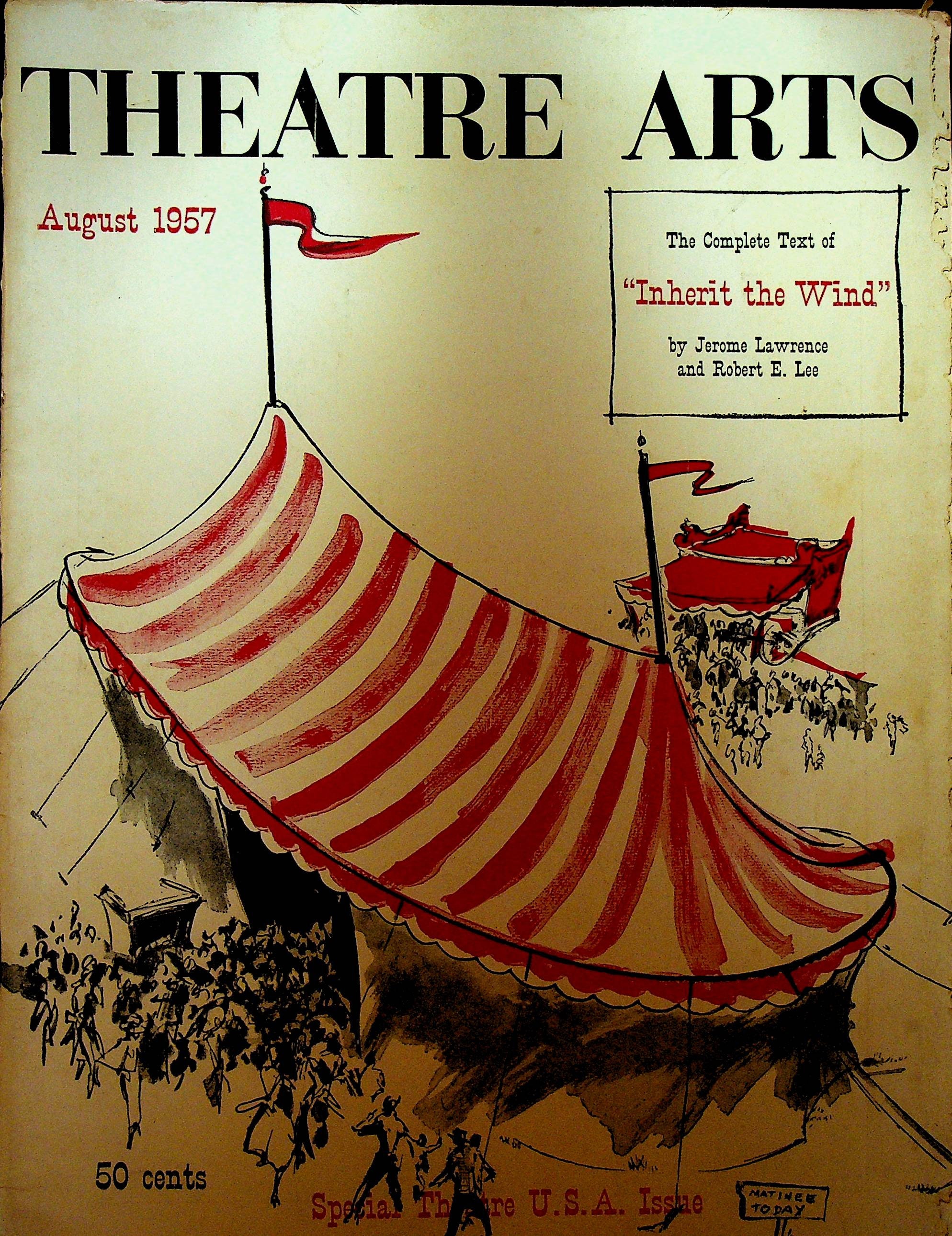 Theatre Arts Magazine August 1957 St John Terrell's Music Circus