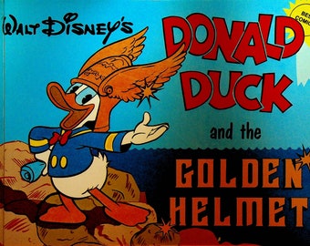 Walt Disney's Donald Duck and the Golden Helmet HC Book