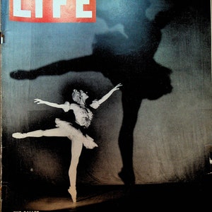 Life Magazine March 20 1944 WWII Japanese Internment Camps Ballet