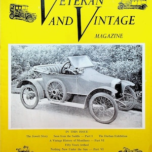 The Veteran and Vintage Magazine January 1960 Cars & Motorcycles Old Autos
