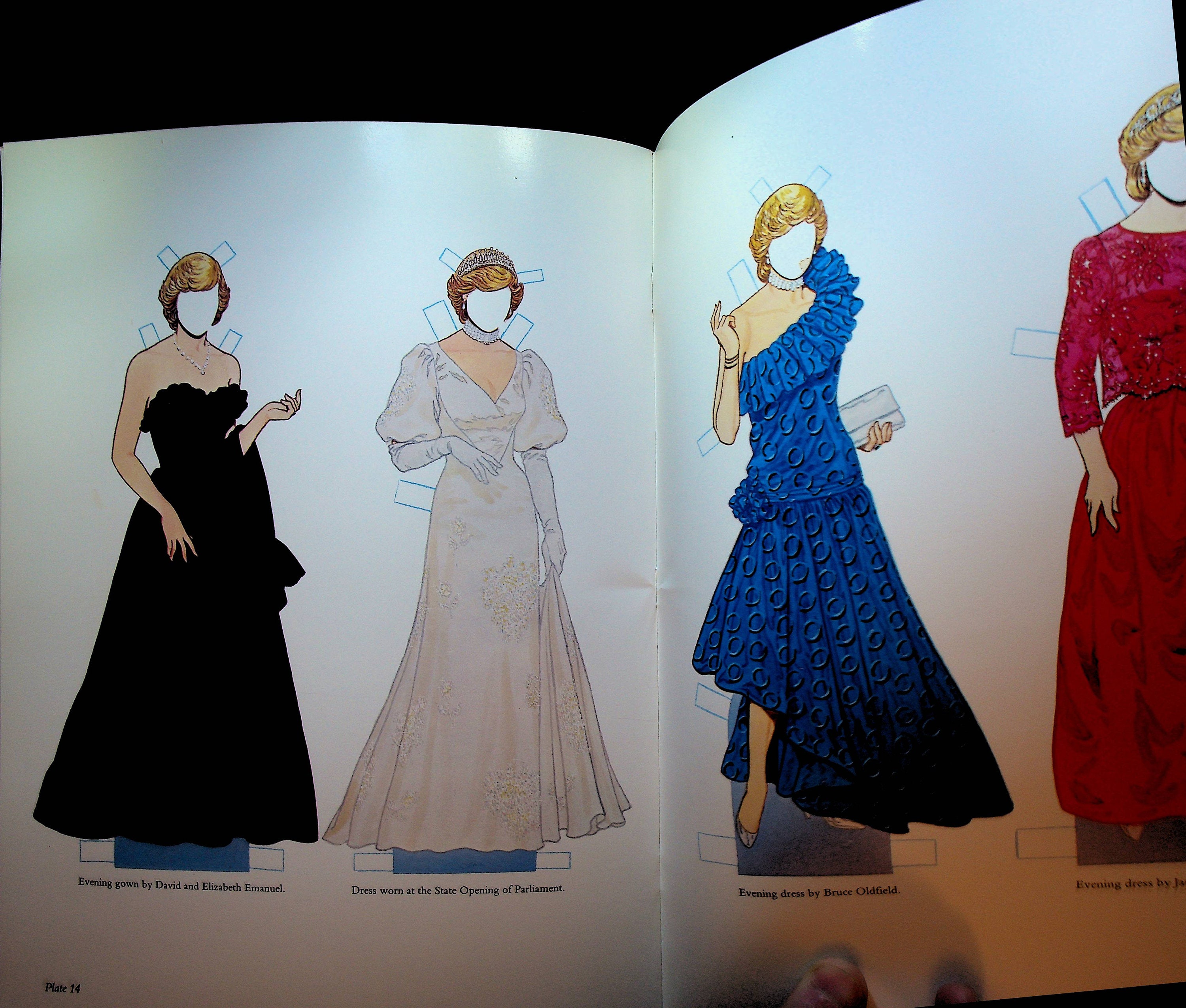 Album De Découpage Tom Tierney – The Windsor Fashion Paper Doll, 1988, N°7/90, Très Bon état