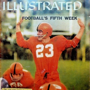 Sports Illustrated Magazine 27 Oktober 1958 Fußball Teddy Roosevelt Bobby Jones Golf