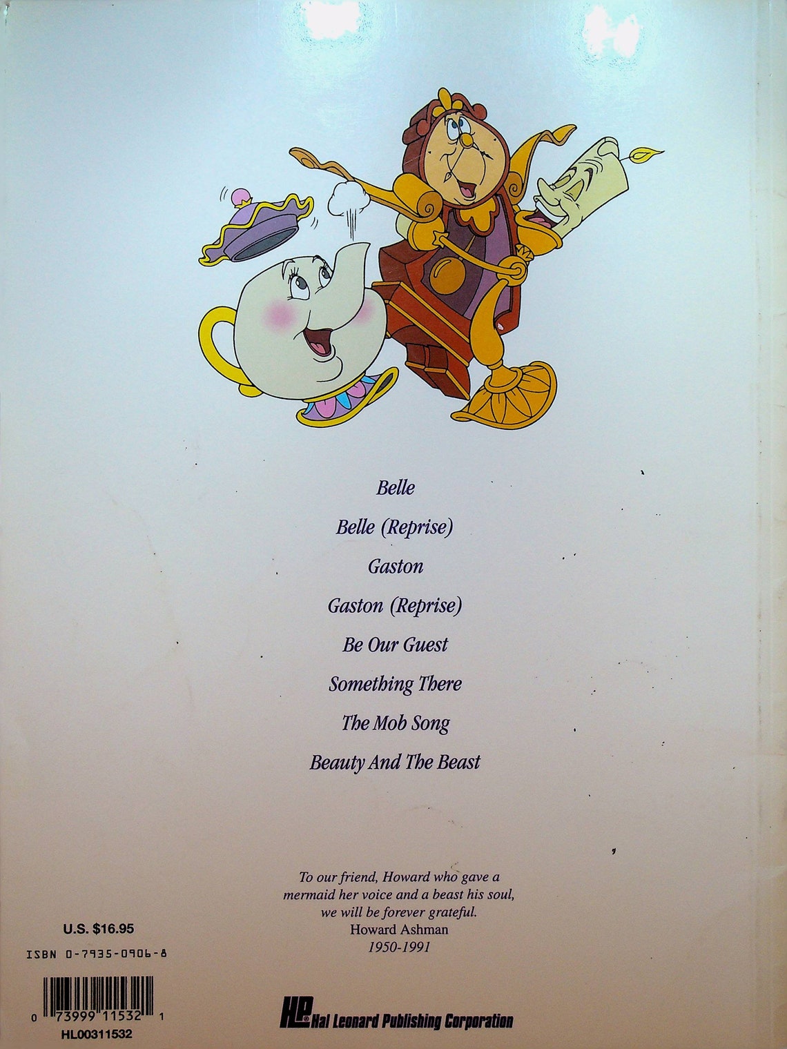 Walt Disney Beauty and the Beast Songbook Piano Vocal 1991 - Etsy