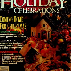Better Homes & Gardens Holiday Celebrations Magazine 1993 Recipes