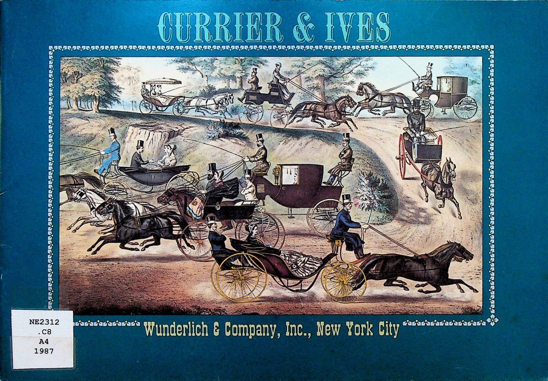 Currier & Ives Catalog Wunderlich Company 1970s Etsy