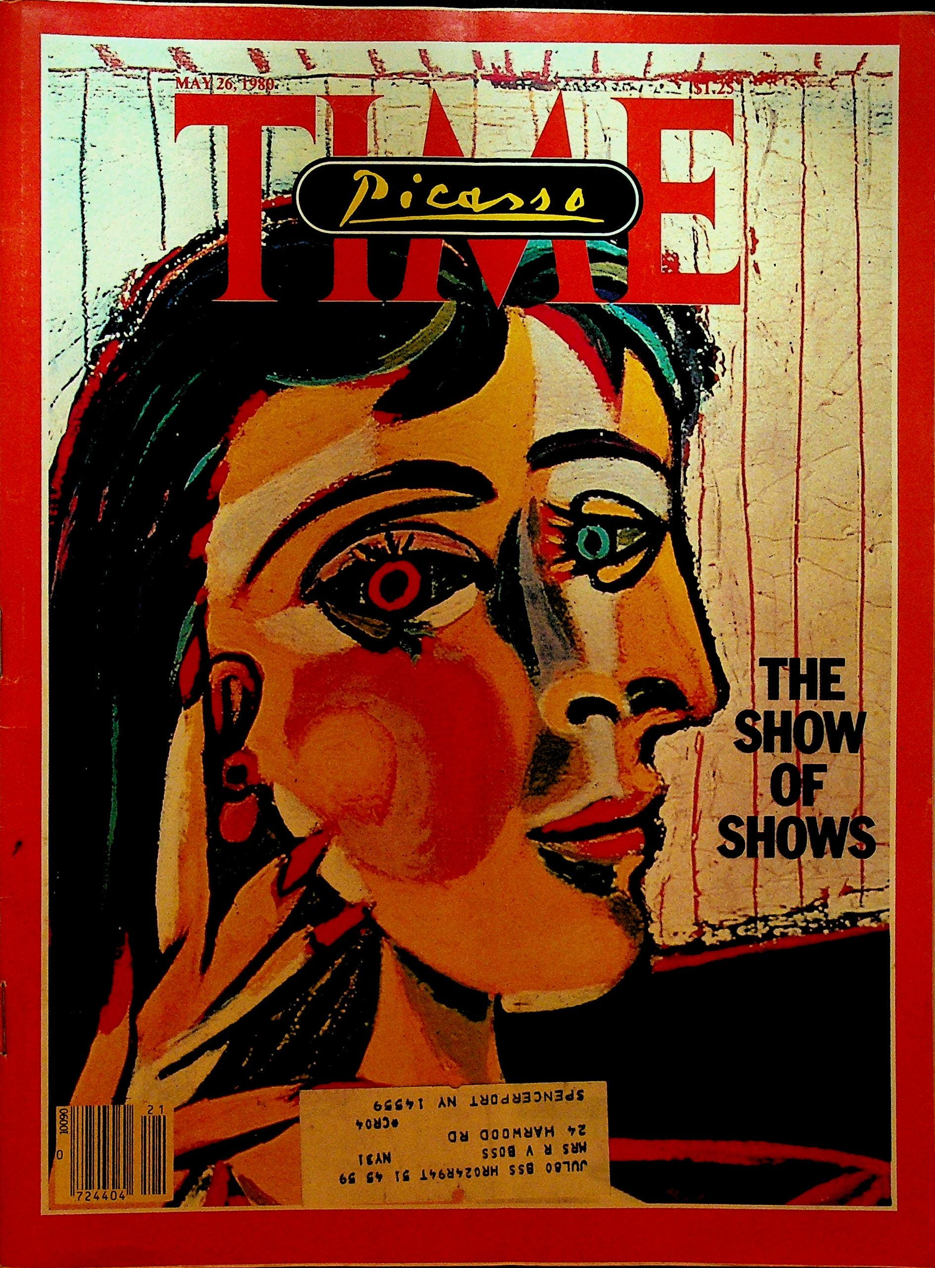 Time Magazine May 26 1980 Pablo Picasso MOMA Art Show Stanley Cup