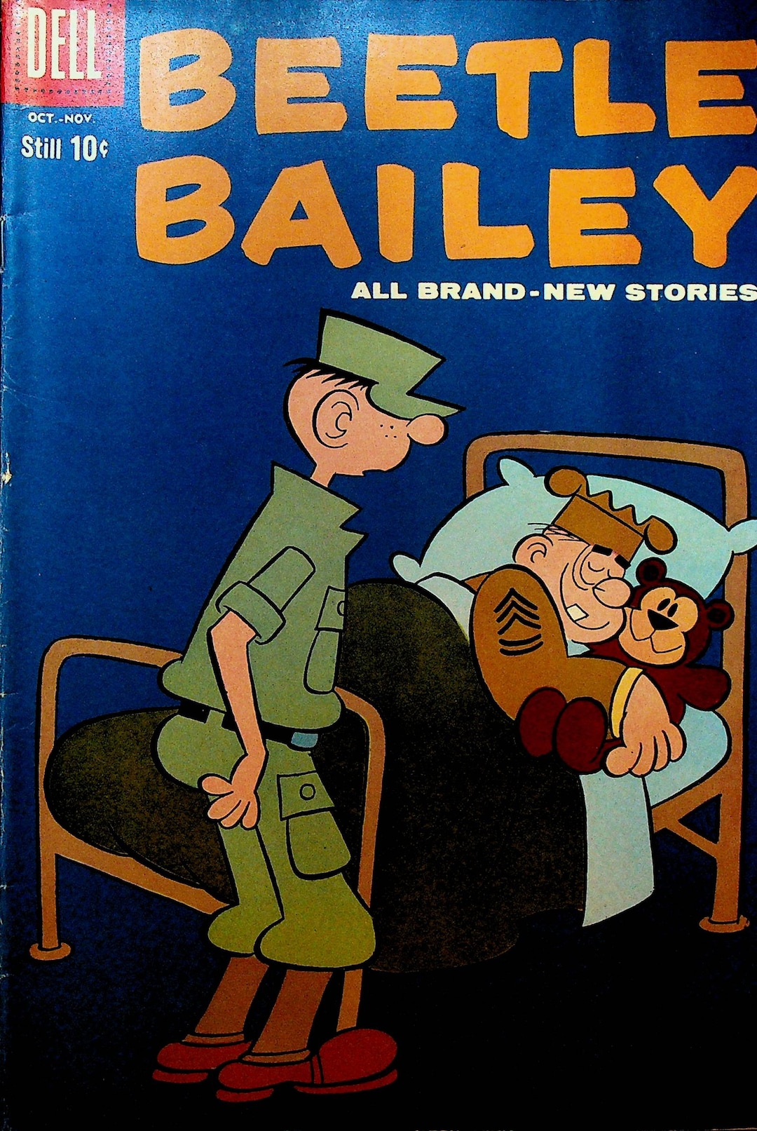Beetle Bailey 29 Dell Comics Sarge Snorkel Teddy Bear 1960 Etsy