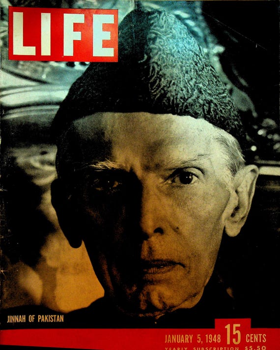 Life Magazine January 5 1948 Jinnah of Pakistan - Etsy Australia