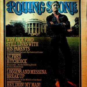 Rolling Stone Magazine 218 July 29 1976 Jack Ford Alfred Hitchcock Loggins and Messina Dion